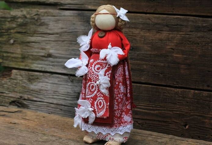 Σλαβική κούκλα Bird-joy, που προσελκύει την ευημερία στο σπίτι
